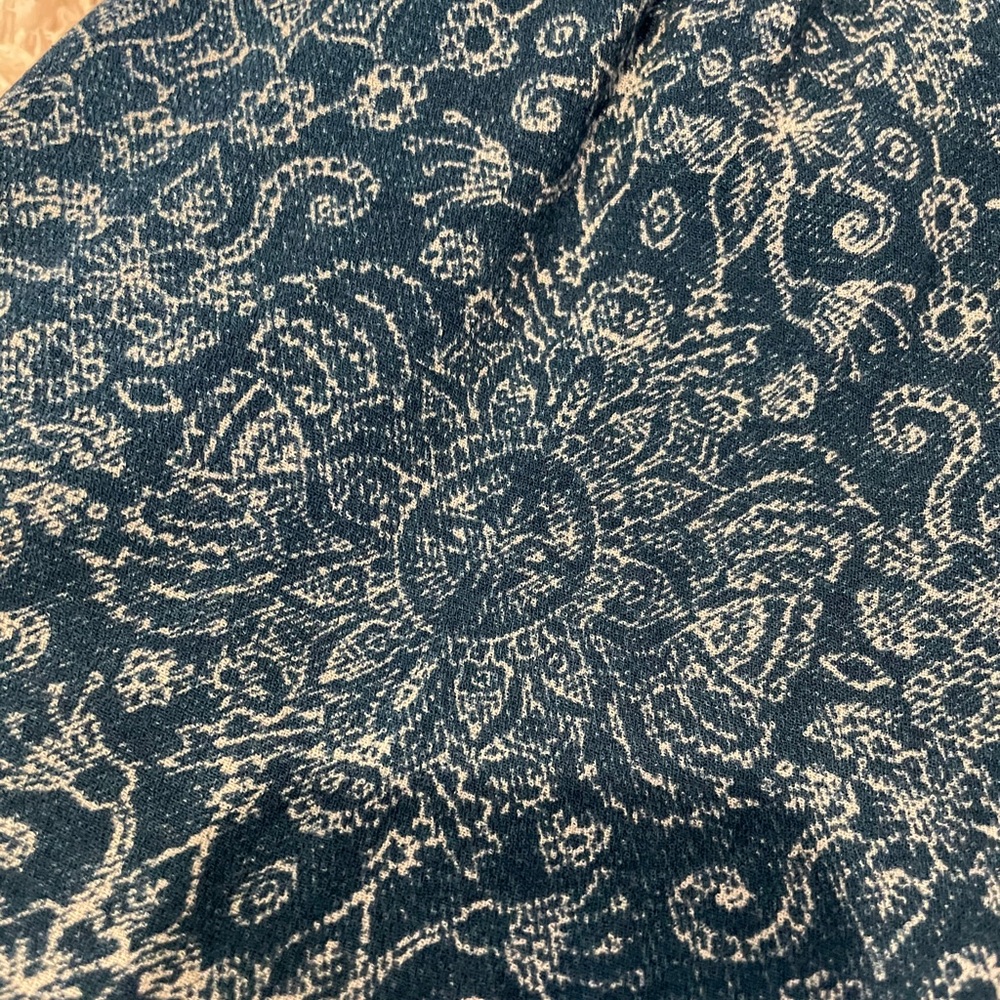 Adorable Blue Patterned Romperopen Back - image 3